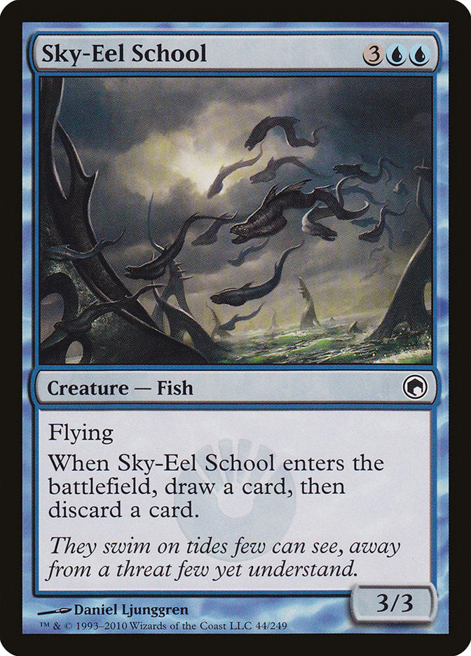 Sky-Eel School [Scars of Mirrodin] | Golgari Games