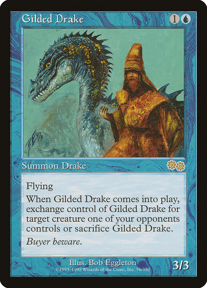 Gilded Drake [Urza's Saga] | Golgari Games