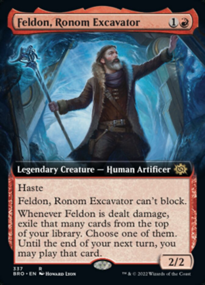 Feldon, Ronom Excavator (Extended Art) [The Brothers' War] | Golgari Games