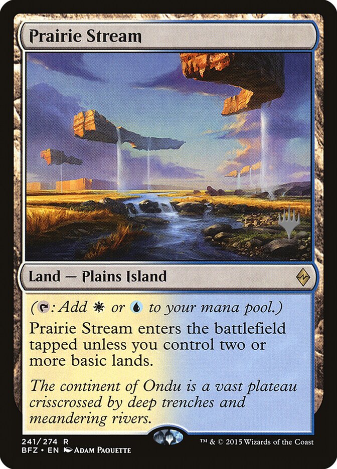 Prairie Stream [Battle for Zendikar Promos] | Golgari Games