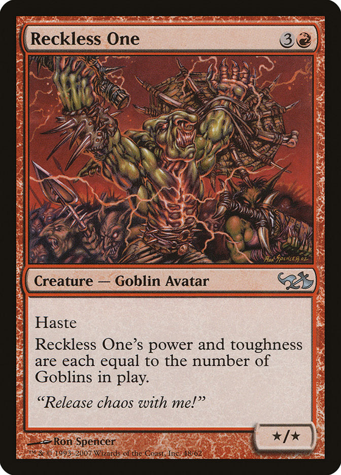 Reckless One [Duel Decks: Elves vs. Goblins] | Local Legends