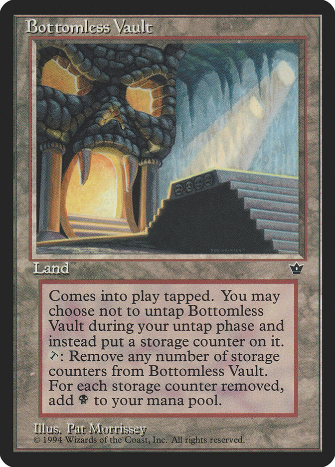 Bottomless Vault [Fallen Empires] | Golgari Games