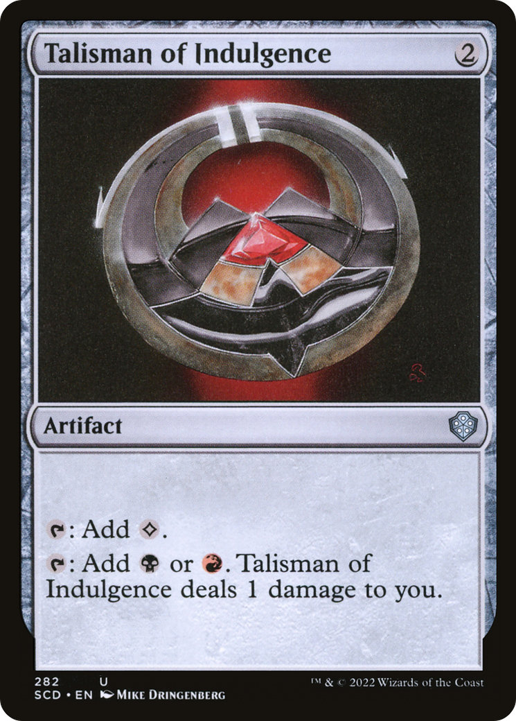Talisman of Indulgence [Starter Commander Decks] | Local Legends