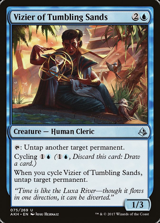 Vizier of Tumbling Sands [Amonkhet] | Golgari Games