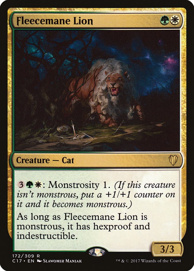 Fleecemane Lion [Commander 2017] | Local Legends