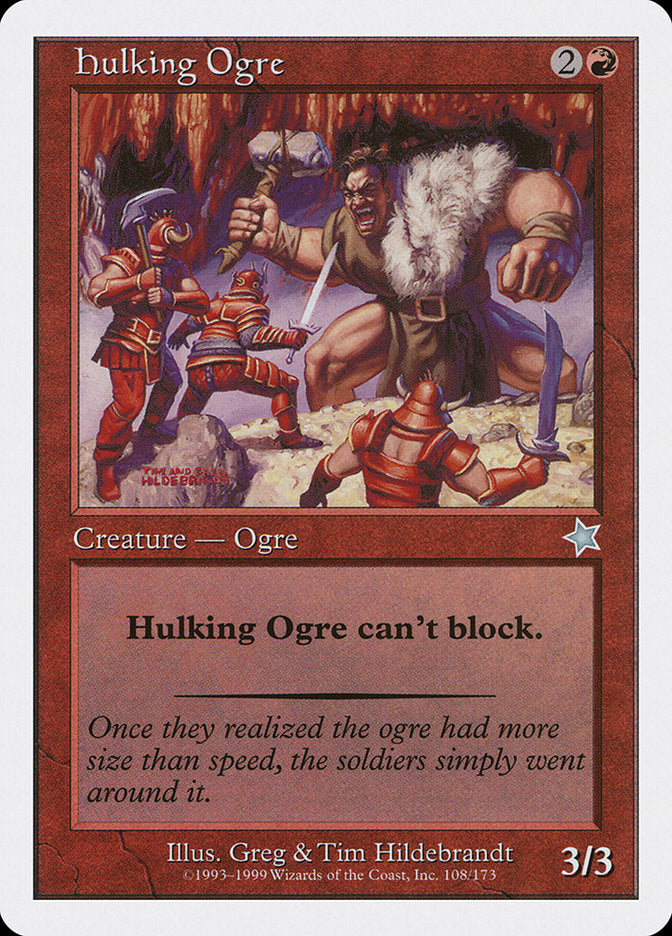 Hulking Ogre [Starter 1999] | Golgari Games