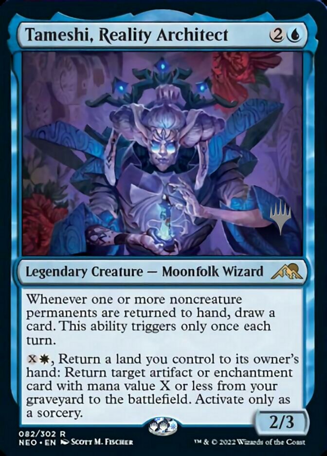 Tameshi, Reality Architect (Promo Pack) [Kamigawa: Neon Dynasty Promos] | Local Legends