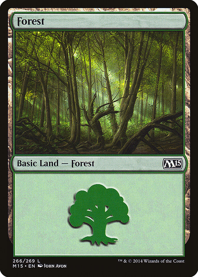 Forest (266) [Magic 2015] | Golgari Games