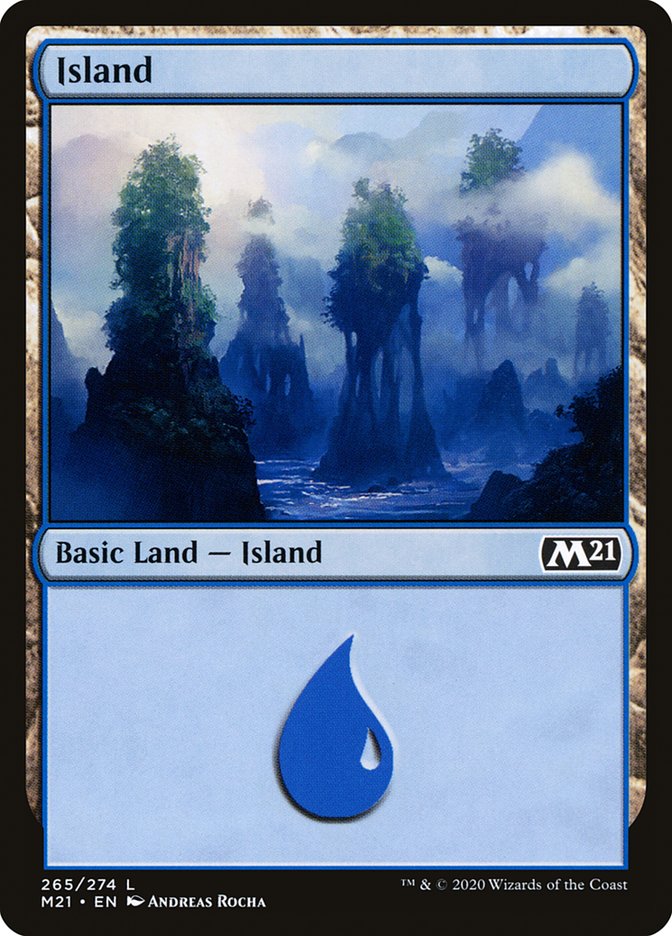 Island (265) [Core Set 2021] | Golgari Games