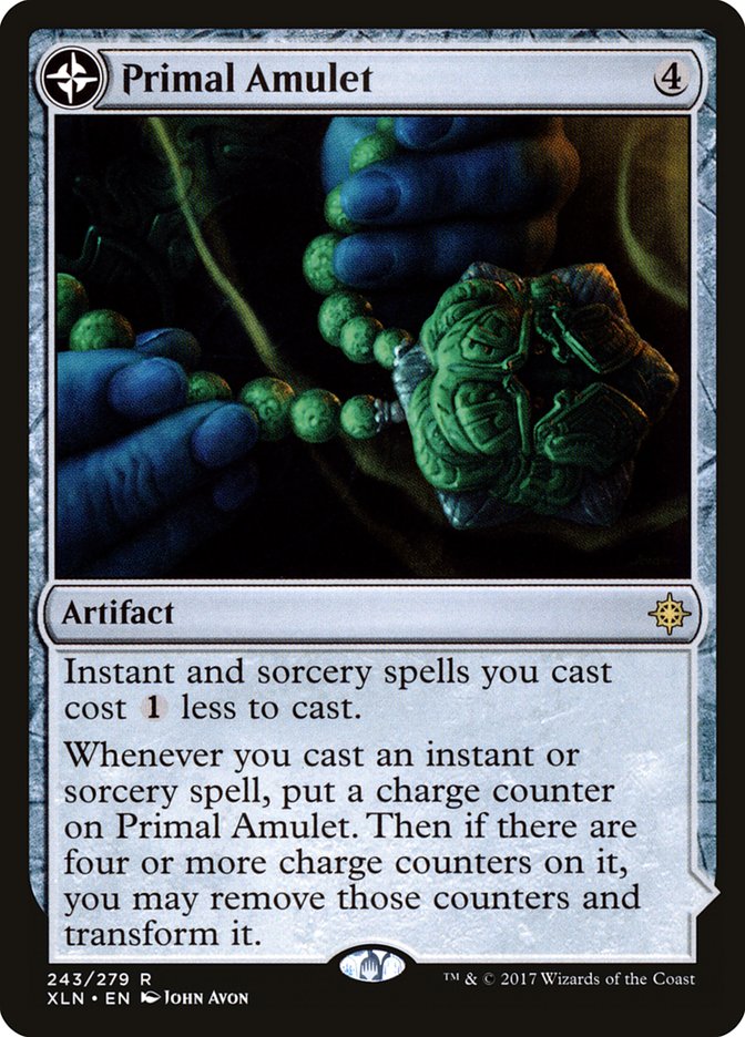 Primal Amulet // Primal Wellspring [Ixalan] | Local Legends