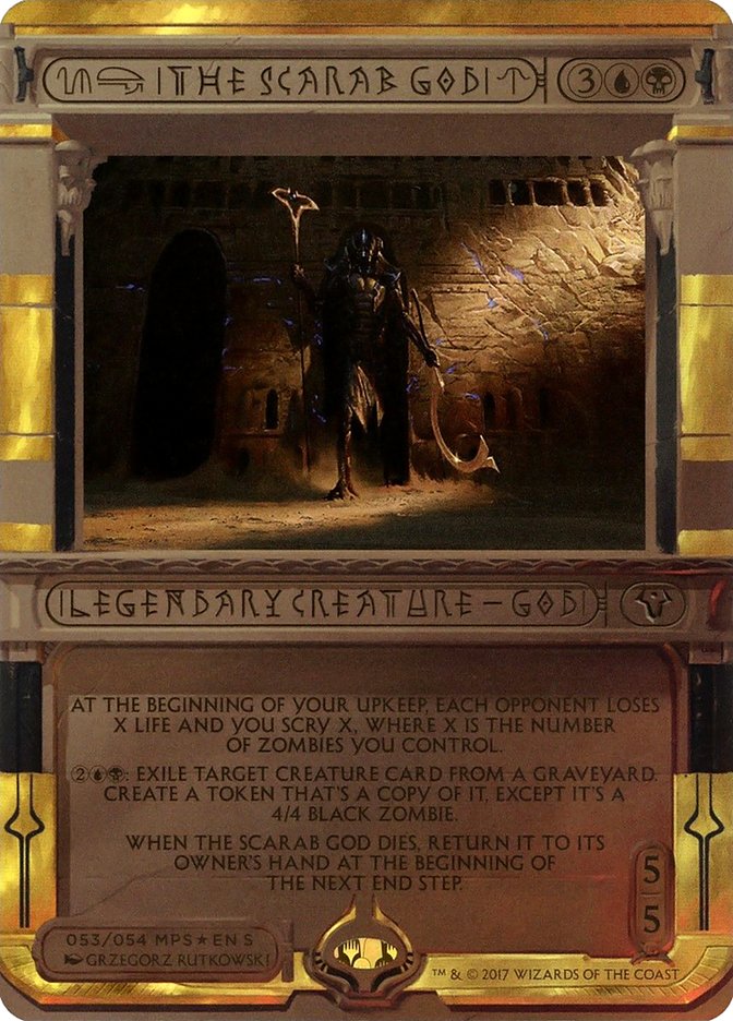 The Scarab God (Invocation) [Amonkhet Invocations] | Golgari Games