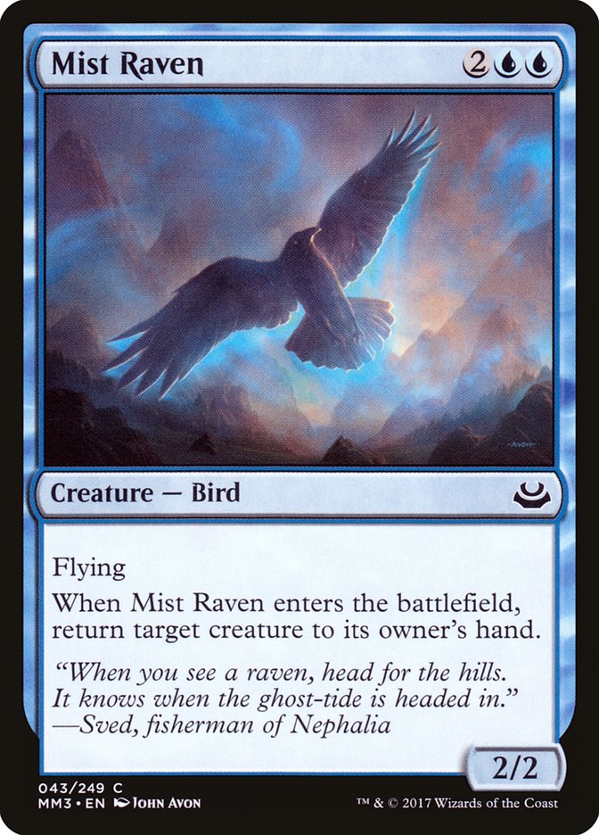 Mist Raven [Modern Masters 2017] | Golgari Games