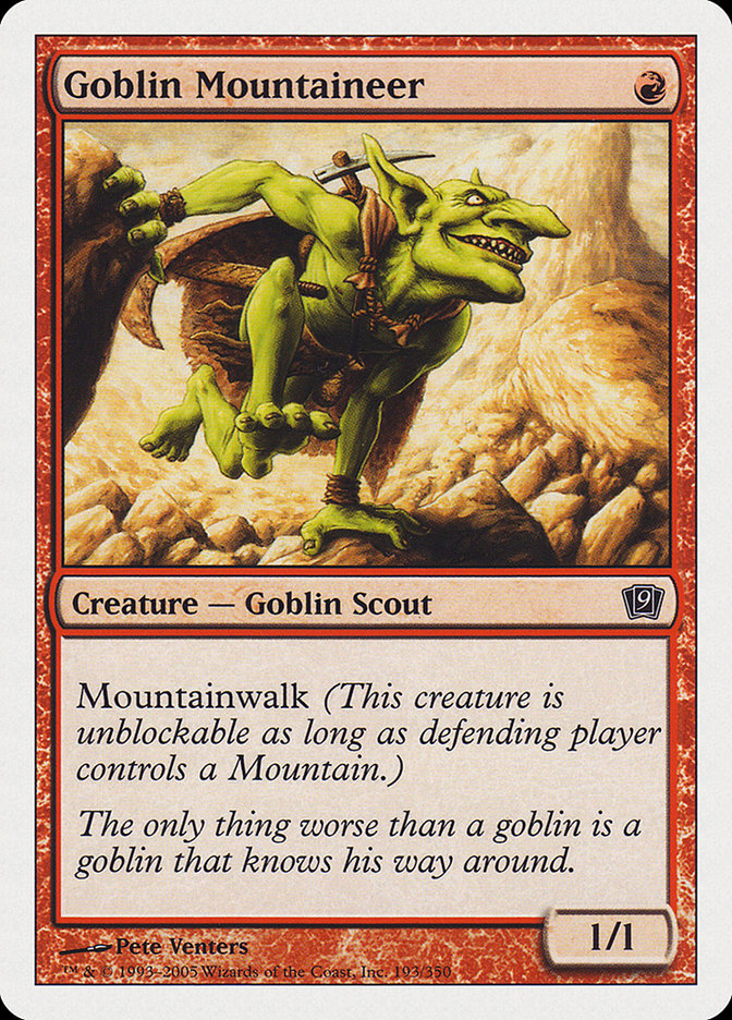 Goblin Mountaineer [Ninth Edition] | Golgari Games