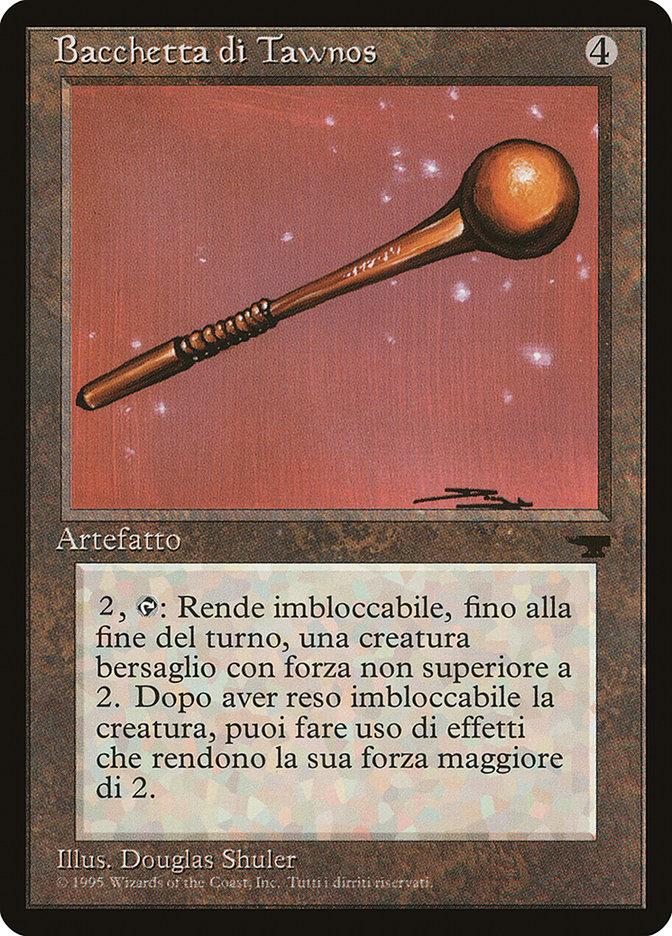 Tawnos's Wand (Italian) - "Bacchetta di Tawnos" [Rinascimento] | Golgari Games