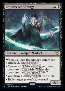 Callous Bloodmage [Strixhaven: School of Mages] | Local Legends