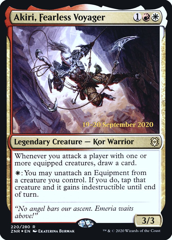 Akiri, Fearless Voyager [Zendikar Rising Prerelease Promos] | Local Legends