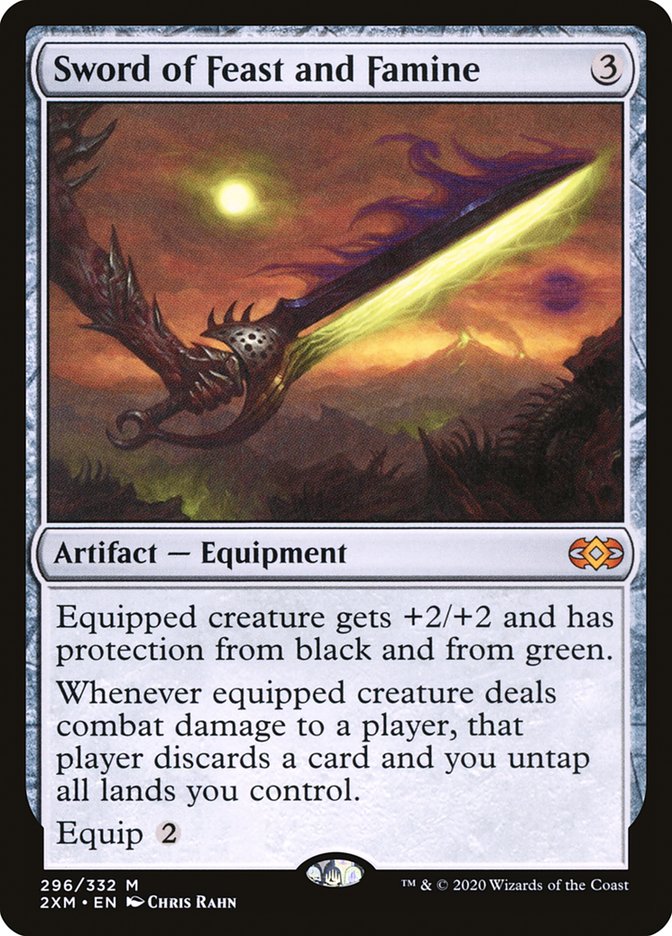Sword of Feast and Famine [Double Masters] | Local Legends