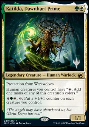 Katilda, Dawnhart Prime (Promo Pack) [Innistrad: Midnight Hunt Promos] | Golgari Games