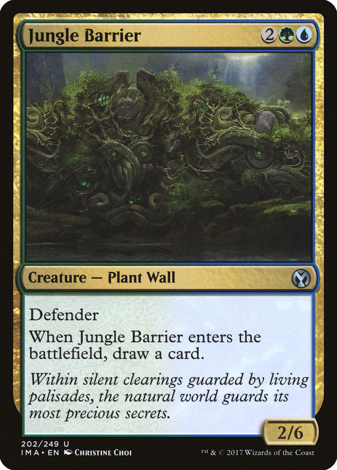 Jungle Barrier [Iconic Masters] | Golgari Games