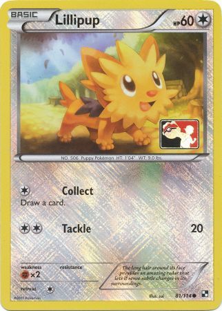 Lillipup (81/114) (League Promo) [Black & White: Base Set] | Golgari Games