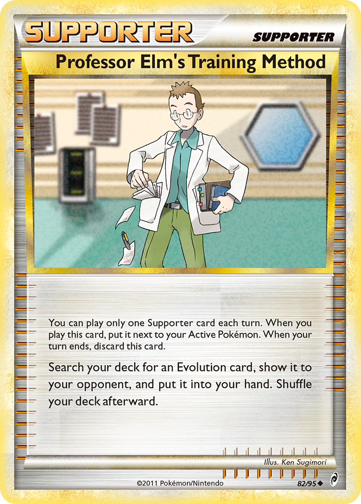 Professor Elm's Training Method (82/95) [HeartGold & SoulSilver: Call of Legends] | Golgari Games