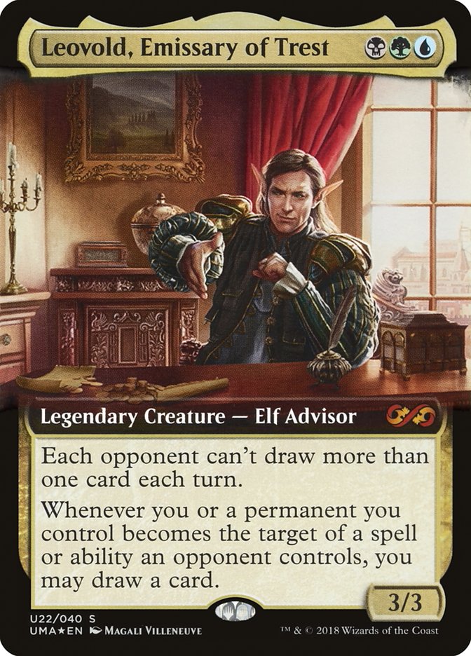 Leovold, Emissary of Trest (Topper) [Ultimate Masters Box Topper] | Golgari Games