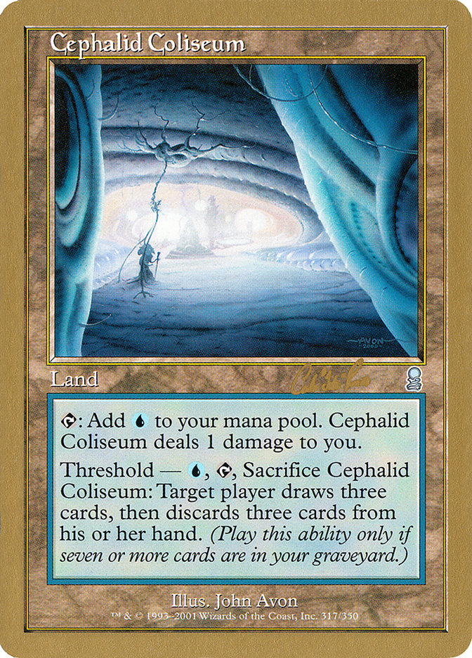 Cephalid Coliseum (Carlos Romao) [World Championship Decks 2002] | Golgari Games