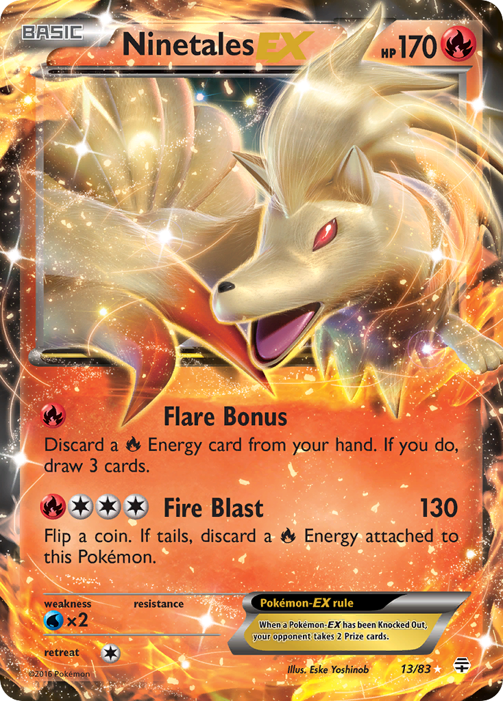 Ninetales EX (13/83) [XY: Generations] | Golgari Games