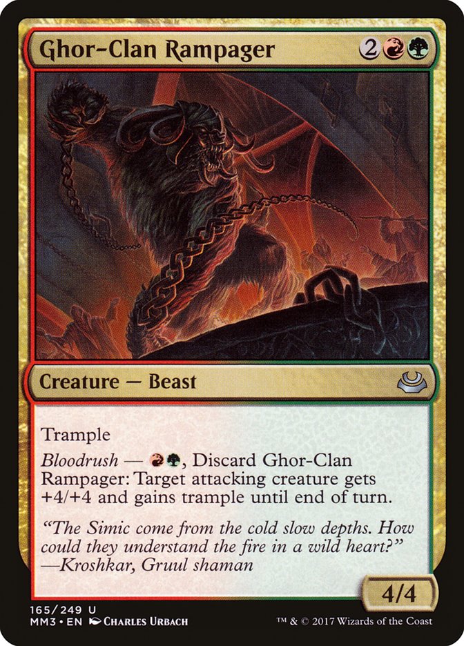 Ghor-Clan Rampager [Modern Masters 2017] | Local Legends
