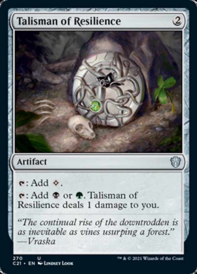 Talisman of Resilience [Commander 2021] | Local Legends