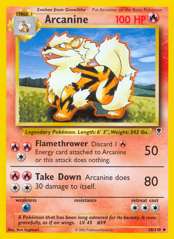 Arcanine (36/110) [Legendary Collection] | Golgari Games