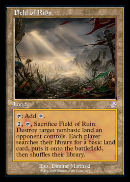 Field of Ruin (Timeshifted) [Time Spiral Remastered] | Golgari Games