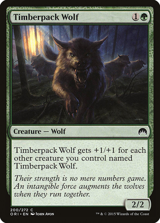 Timberpack Wolf [Magic Origins] | Golgari Games