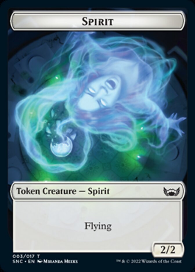 Devil // Spirit Double-sided Token [Streets of New Capenna Tokens] | Golgari Games