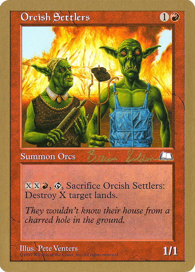 Orcish Settlers (Brian Selden) [World Championship Decks 1998] | Local Legends