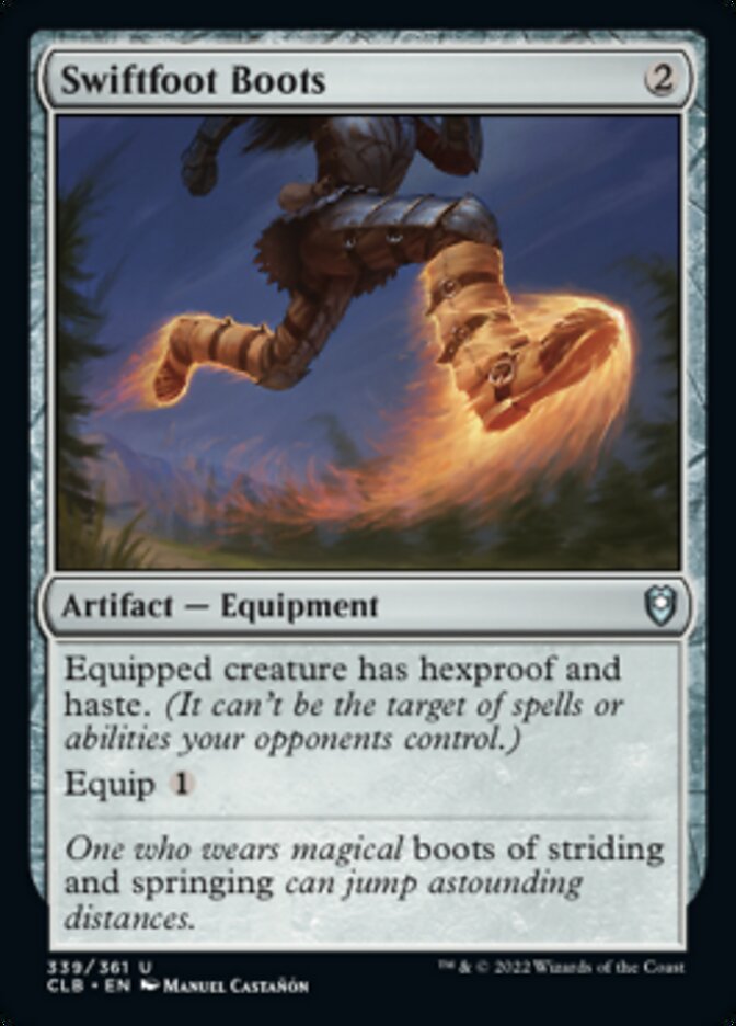 Swiftfoot Boots [Commander Legends: Battle for Baldur's Gate] | Local Legends