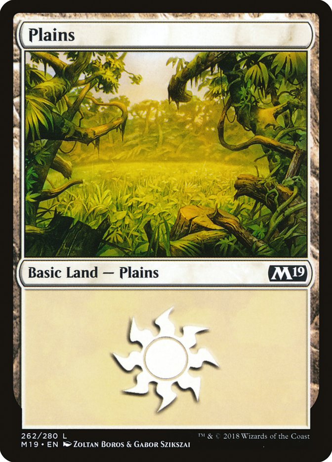 Plains (262) [Core Set 2019] | Golgari Games