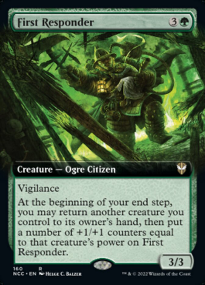First Responder (Extended Art) [Streets of New Capenna Commander] | Local Legends