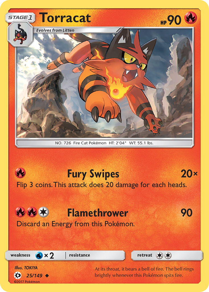 Torracat (25/149) [Sun & Moon: Base Set] | Golgari Games