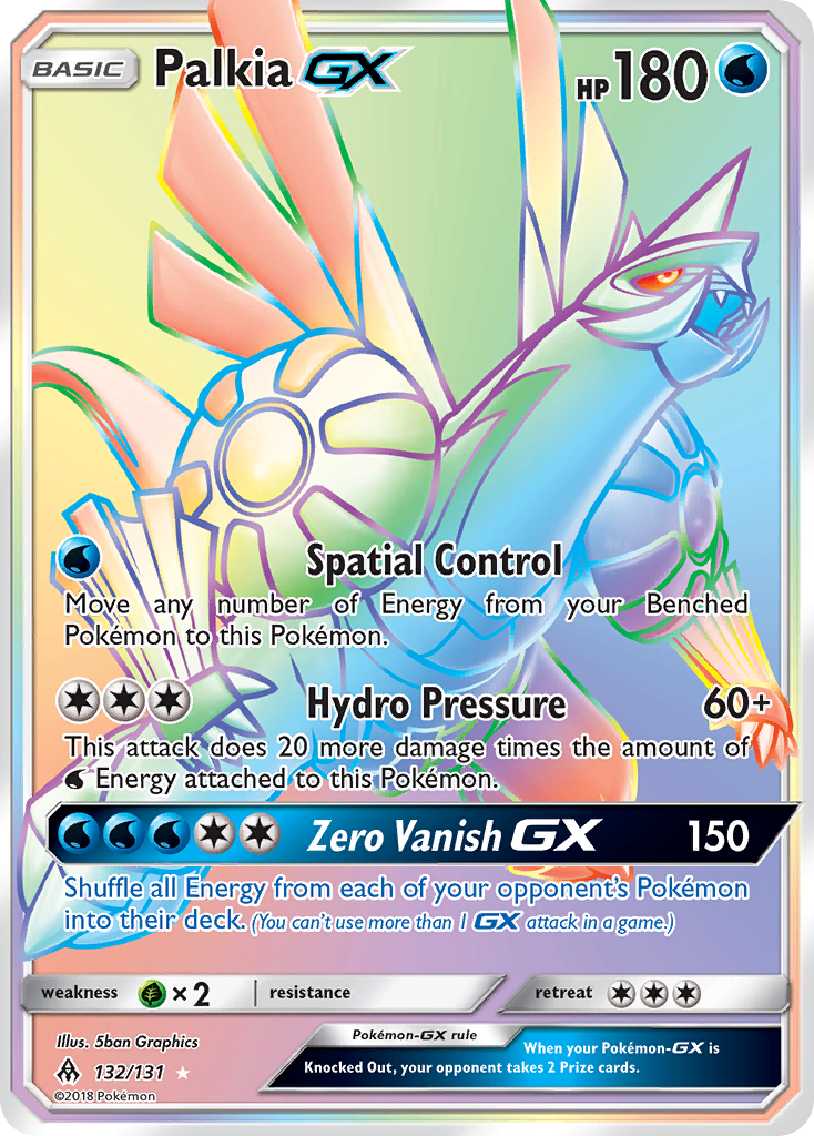 Palkia GX (132/131) [Sun & Moon: Forbidden Light] | Golgari Games