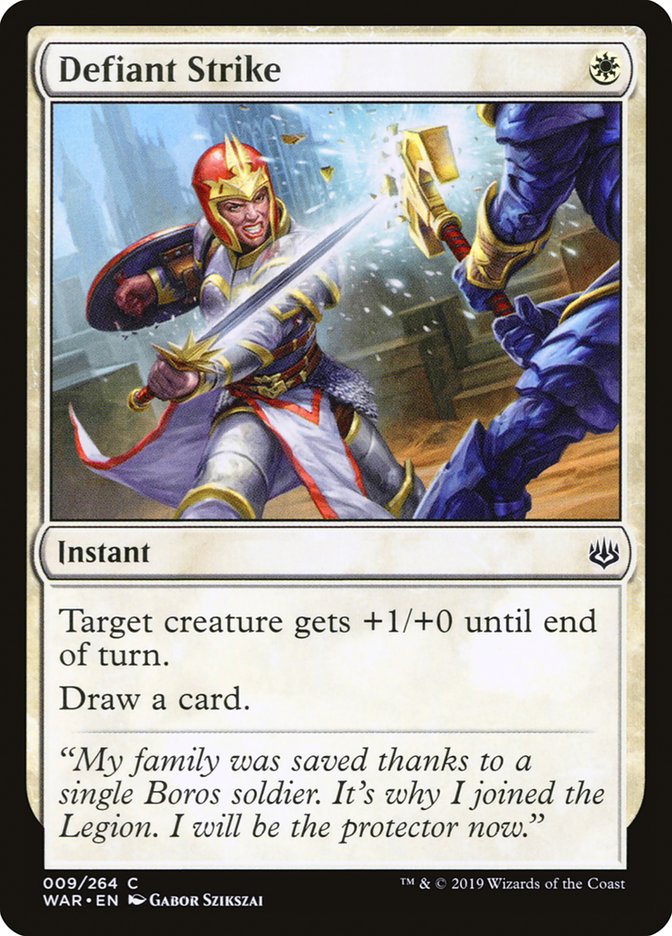 Defiant Strike [War of the Spark] | Local Legends