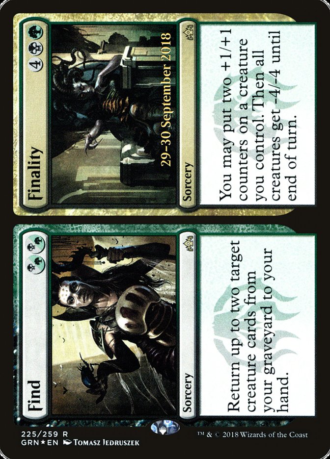 Find // Finality [Guilds of Ravnica Prerelease Promos] | Local Legends