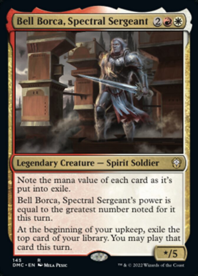 Bell Borca, Spectral Sergeant [Dominaria United Commander] | Golgari Games