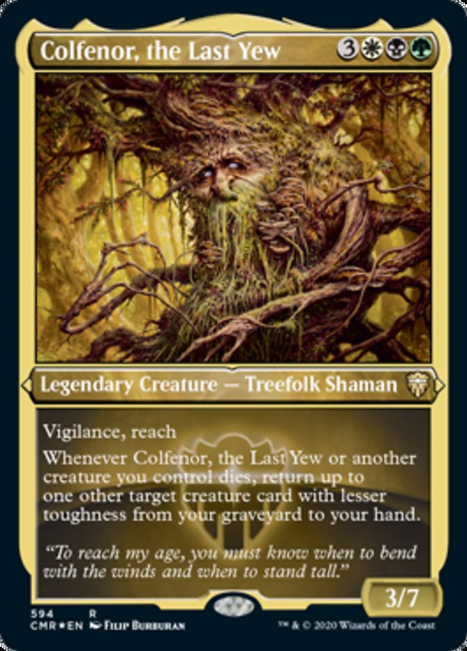 Colfenor, the Last Yew (Etched) [Commander Legends] | Golgari Games