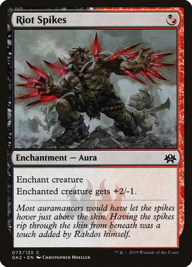Riot Spikes [Ravnica Allegiance Guild Kit] | Local Legends