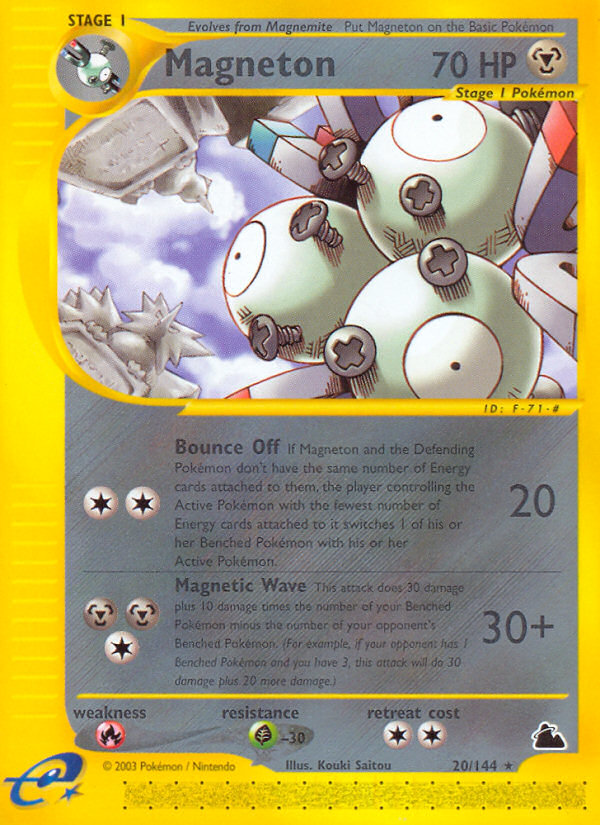 Magneton (20/144) [Skyridge] | Golgari Games