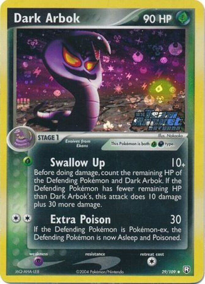 Dark Arbok (29/109) (Stamped) [EX: Team Rocket Returns] | Golgari Games