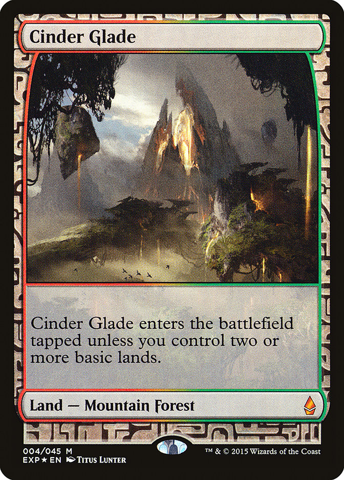 Cinder Glade [Zendikar Expeditions] | Golgari Games