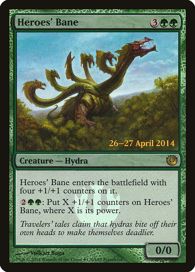 Heroes' Bane [Journey into Nyx Prerelease Promos] | Golgari Games