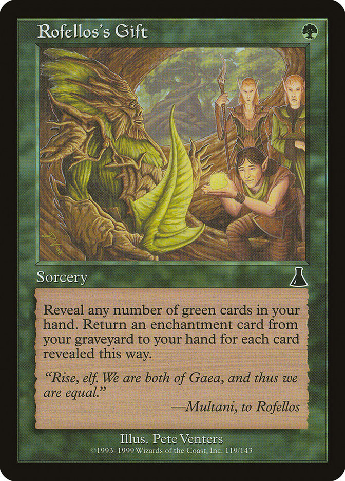 Rofellos's Gift [Urza's Destiny] | Golgari Games